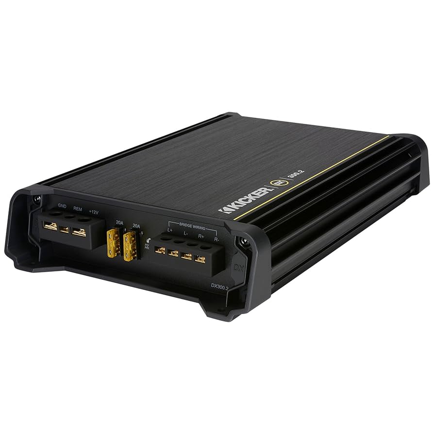 Kicker DX300.2 300W RMS 2-Channel DX Series Car Amplifier